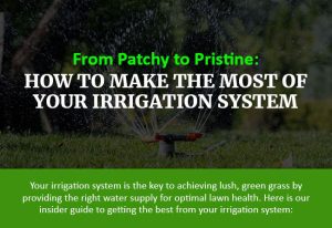 From Patchy to Pristine: How to Make the Most of Your Irrigation System